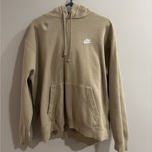 Men’s nike size XL tan hoodie